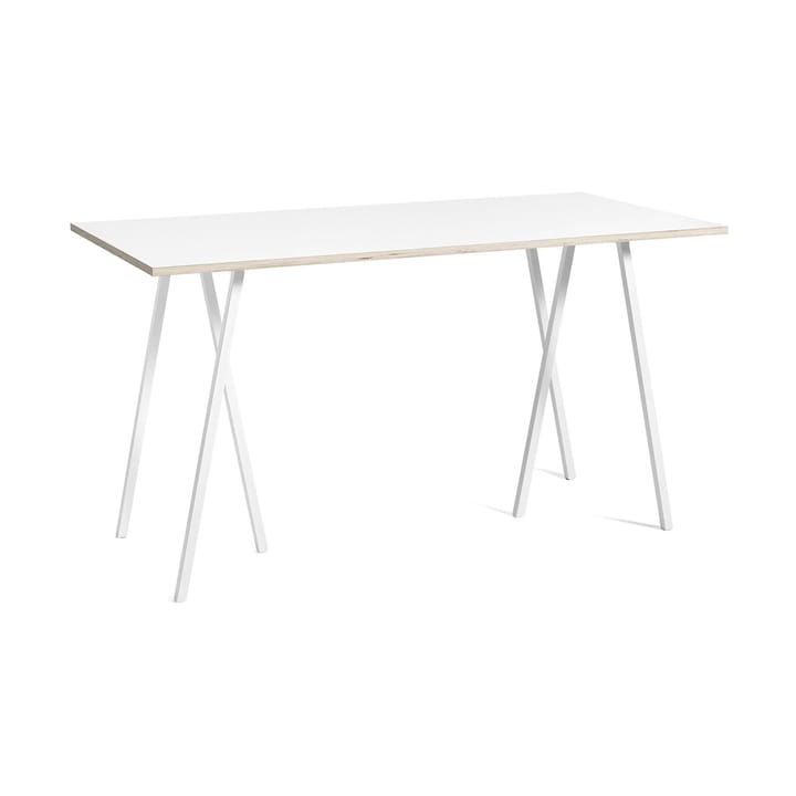 Loop Stand incl. support Bartisch 87,5x180 cm - White-white laminate-plywood - HAY