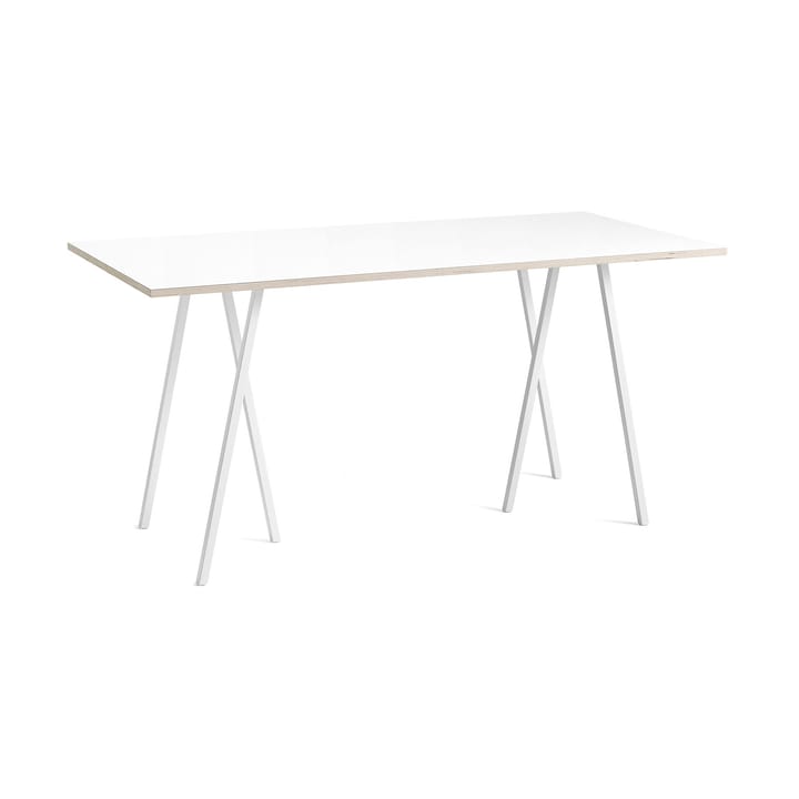 Loop Stand incl. support Bartisch 92,5x200 cm - White-white laminate-plywood - HAY