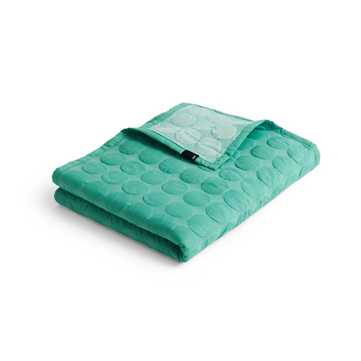 HAY Mega Dot Bettüberwurf organic 195x245 cm Sea green