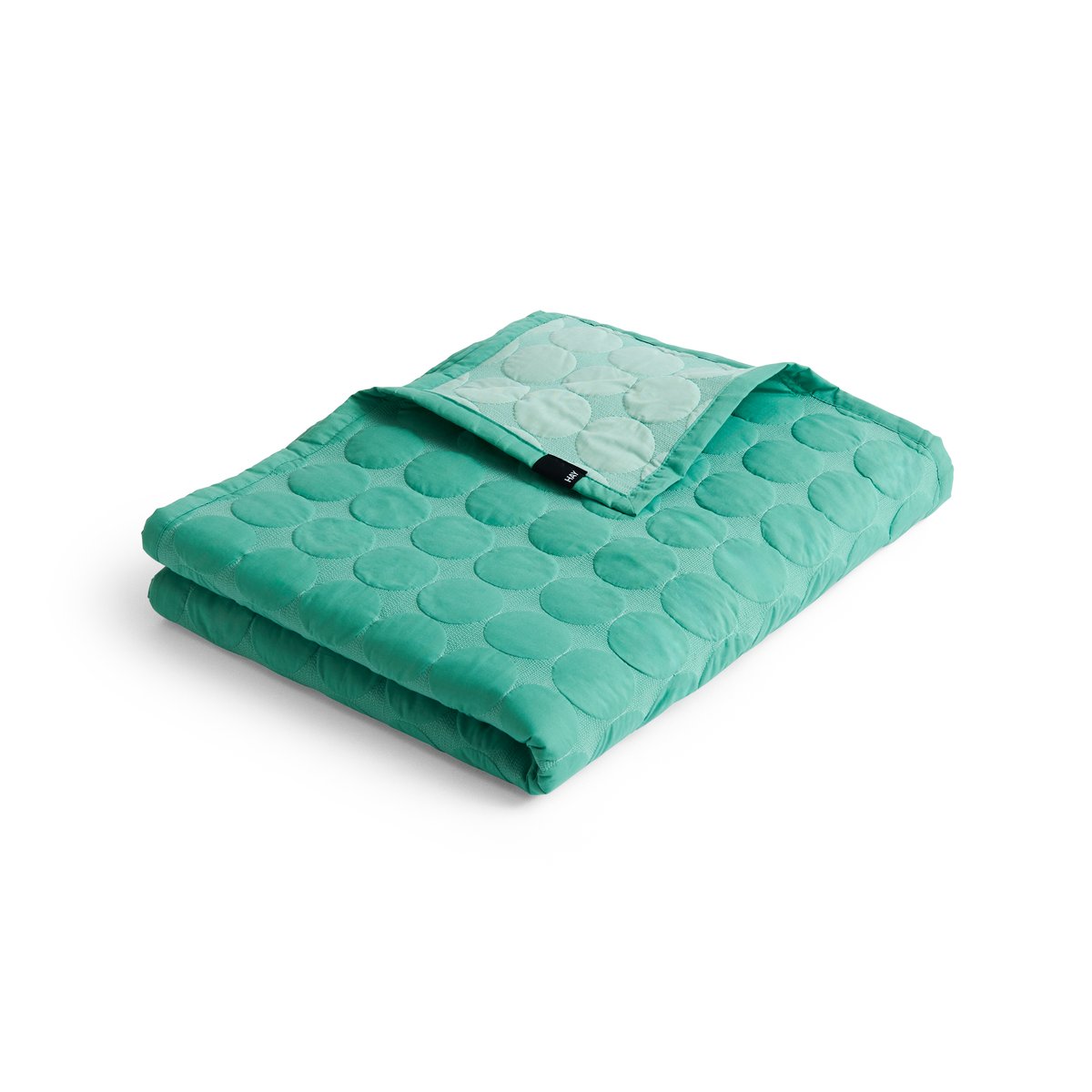 HAY Mega Dot Bettüberwurf organic 260x260 cm Sea green