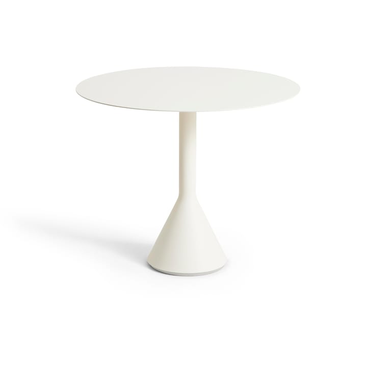 Palissade Cone runder Café-Tisch - Cream white, Ø90 cm - HAY