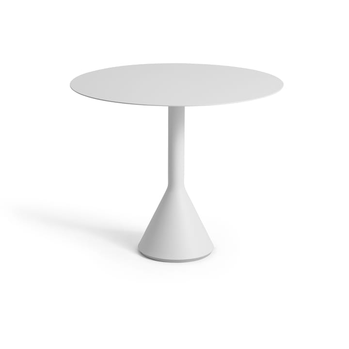 Palissade Cone runder Café-Tisch - Sky grey, Ø90 cm - HAY