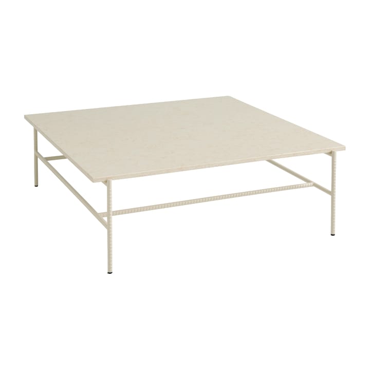 Rebar Couchtisch 100x104x33 cm - Beige marble-alabaster - HAY