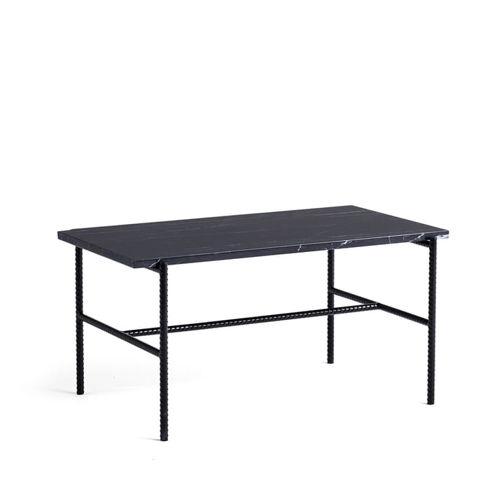 Rebar Couchtisch 80x49x40,5 cm - Black marble-black - HAY