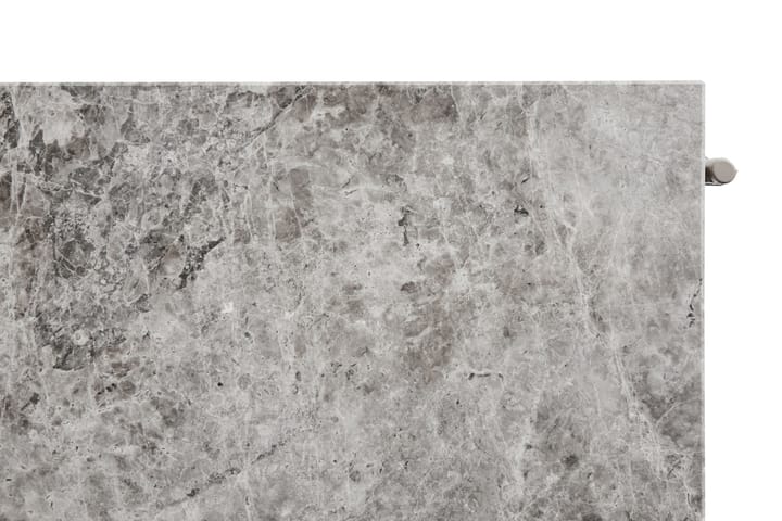 Rebar Couchtisch 80x84x33 cm, Grey marble-fossil HAY