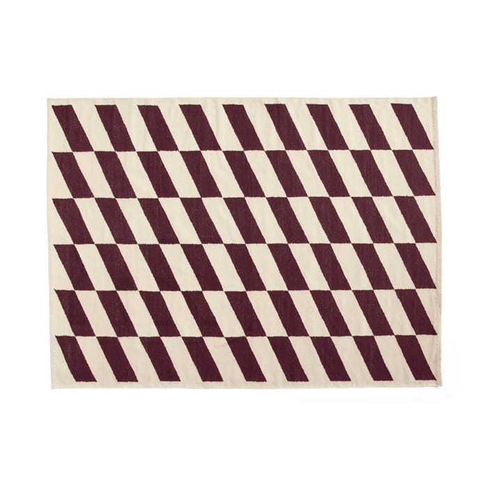 Shift Kelim Teppich 170x240 cm - Burgundy - HAY