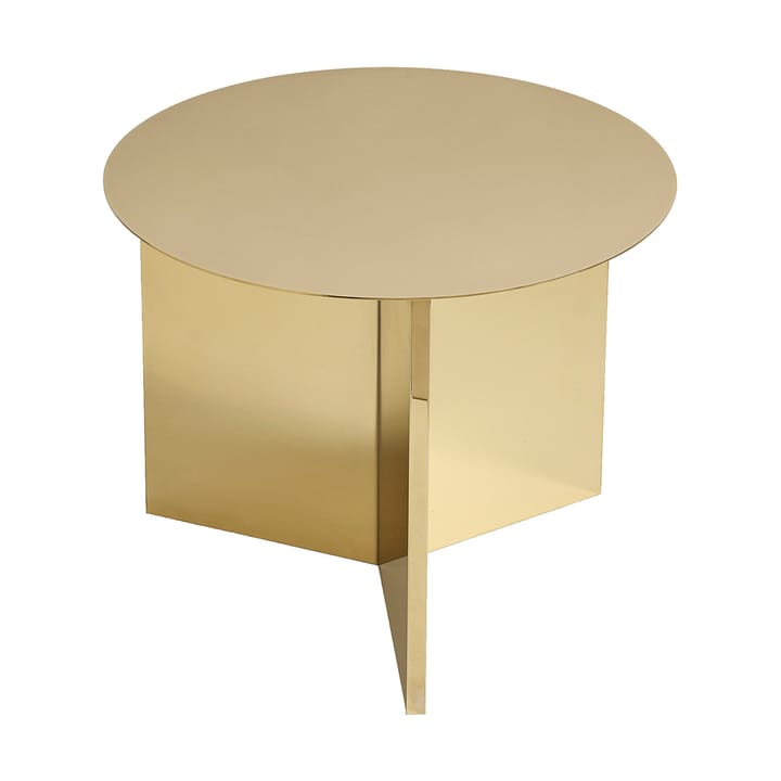 Slit Couchtisch Ø45 cm - Brass - HAY