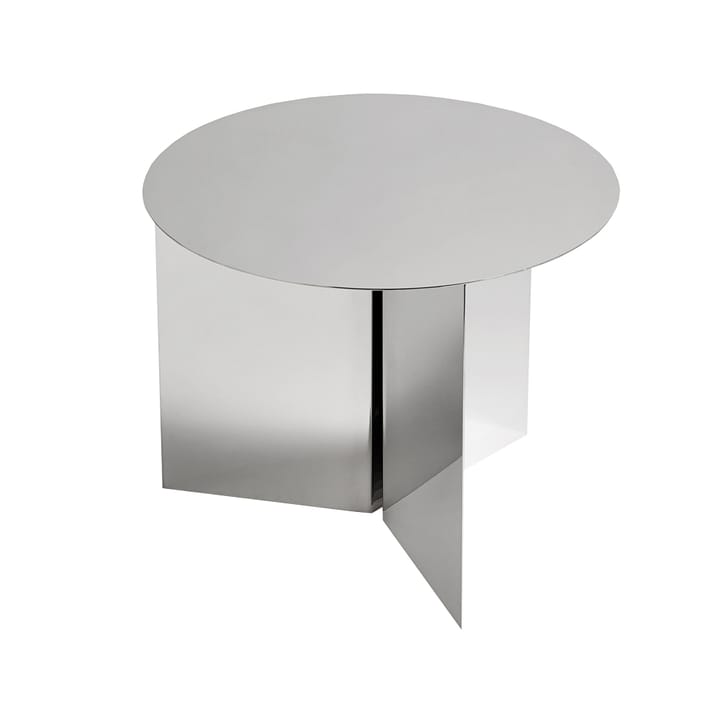 Slit Couchtisch - Polished stainless steel - HAY