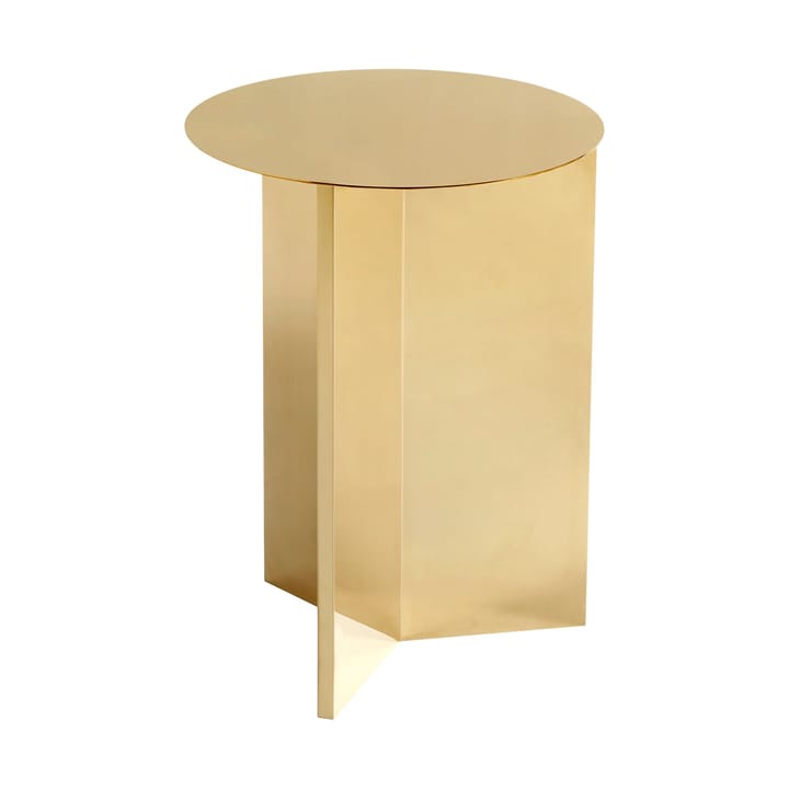 Slit high Beistelltisch Ø35 cm - Brass - HAY