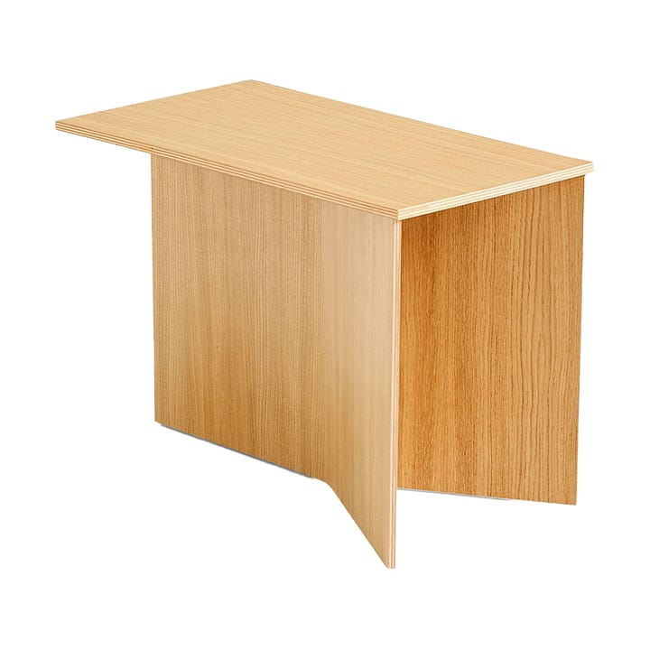 Slit Oblong Beistelltisch 27,5x49 cm - Lacquered oak - HAY