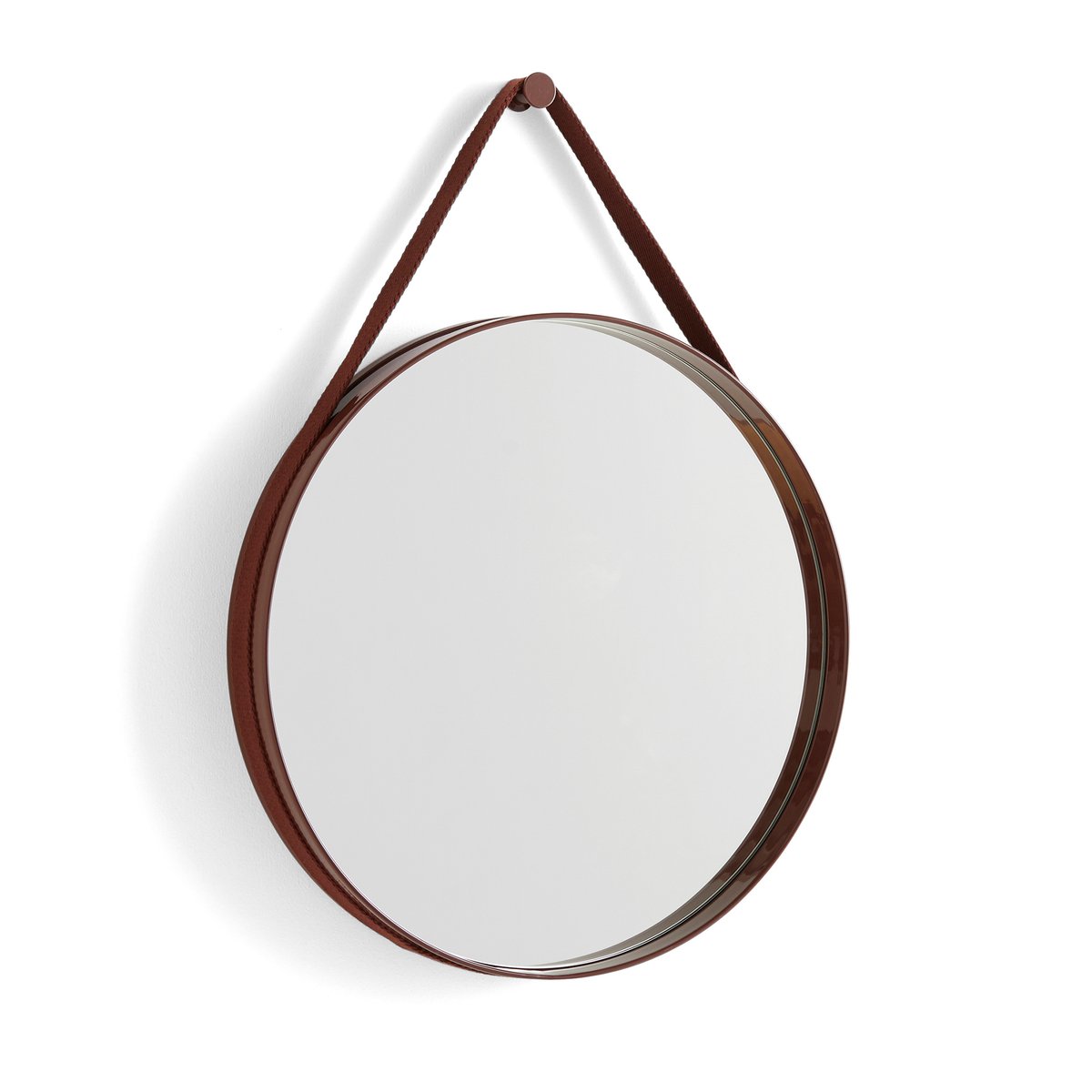 HAY Strap Mirror Spiegel Dark brown