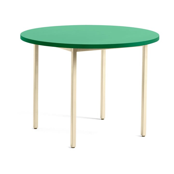 Two-Colour Esstisch Ø105 cm - Ivory-green mint - HAY