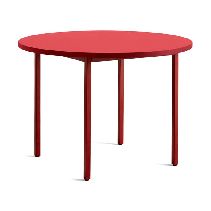 Two-Colour Esstisch �Ø105 cm - Maroon red-red - HAY