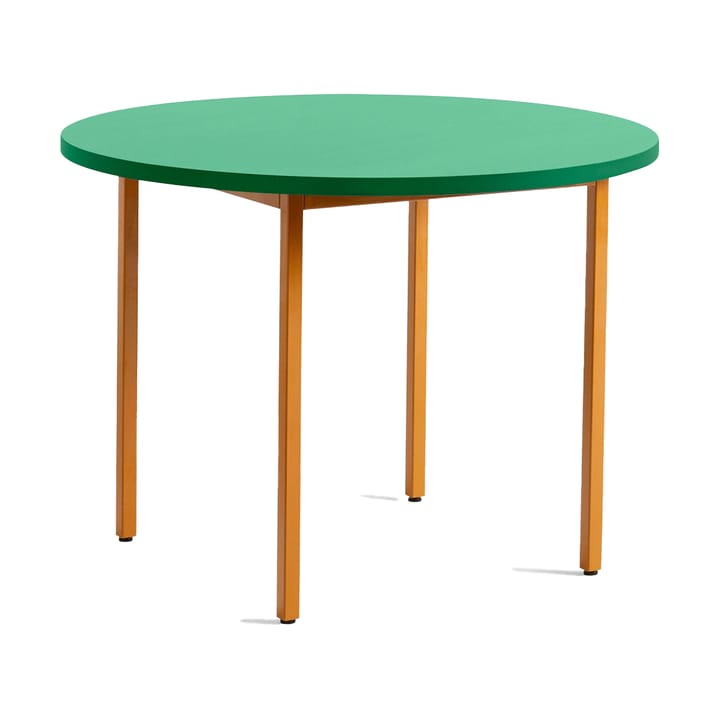 Two-Colour Esstisch Ø105 cm - Ochre-green mint - HAY