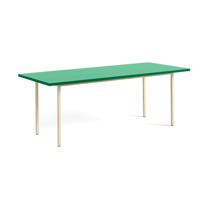 Two-Colour Esstisch 90x200 cm - Ivory-green mint - HAY