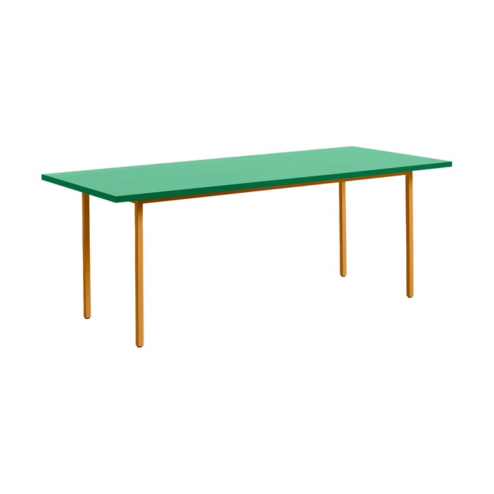 Two-Colour Esstisch 90x200 cm - Ochre-green mint - HAY