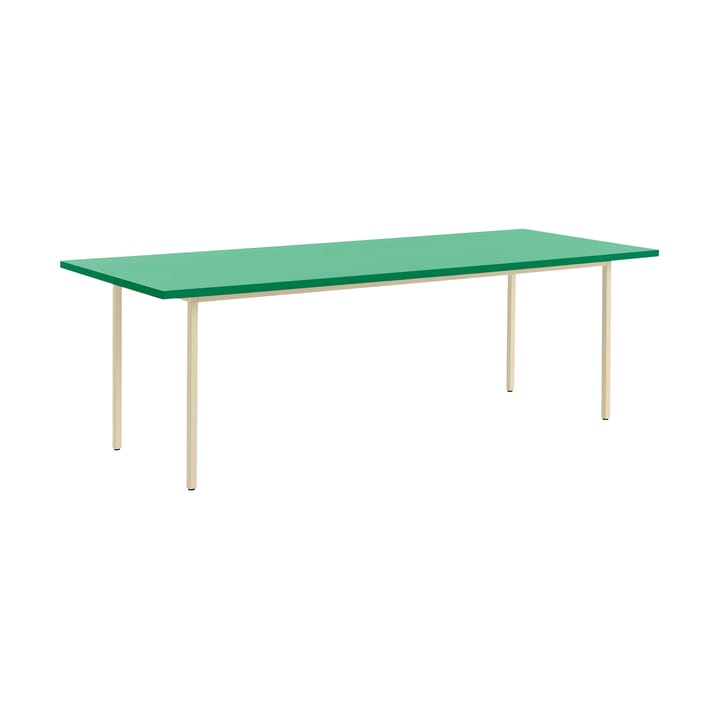 Two-Colour Esstisch 90x240 cm - Ivory-green mint - HAY