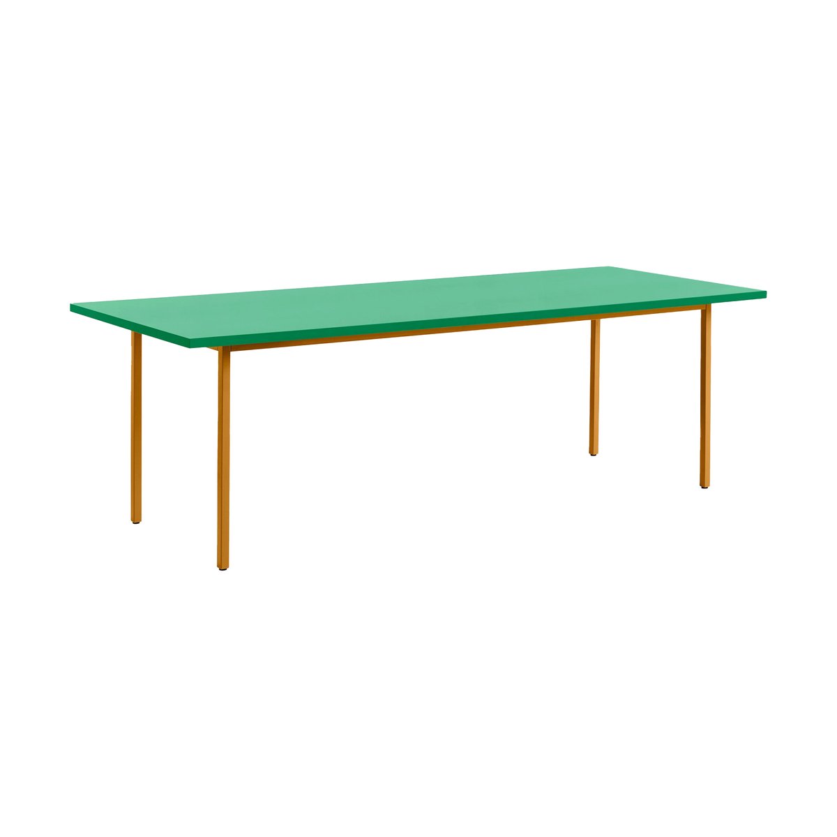 HAY Two-Colour Esstisch 90x240 cm Ochre-green mint