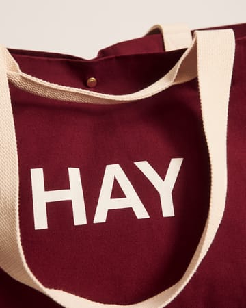 Weekend Bag Organic Tasche L - Burgundy - HAY