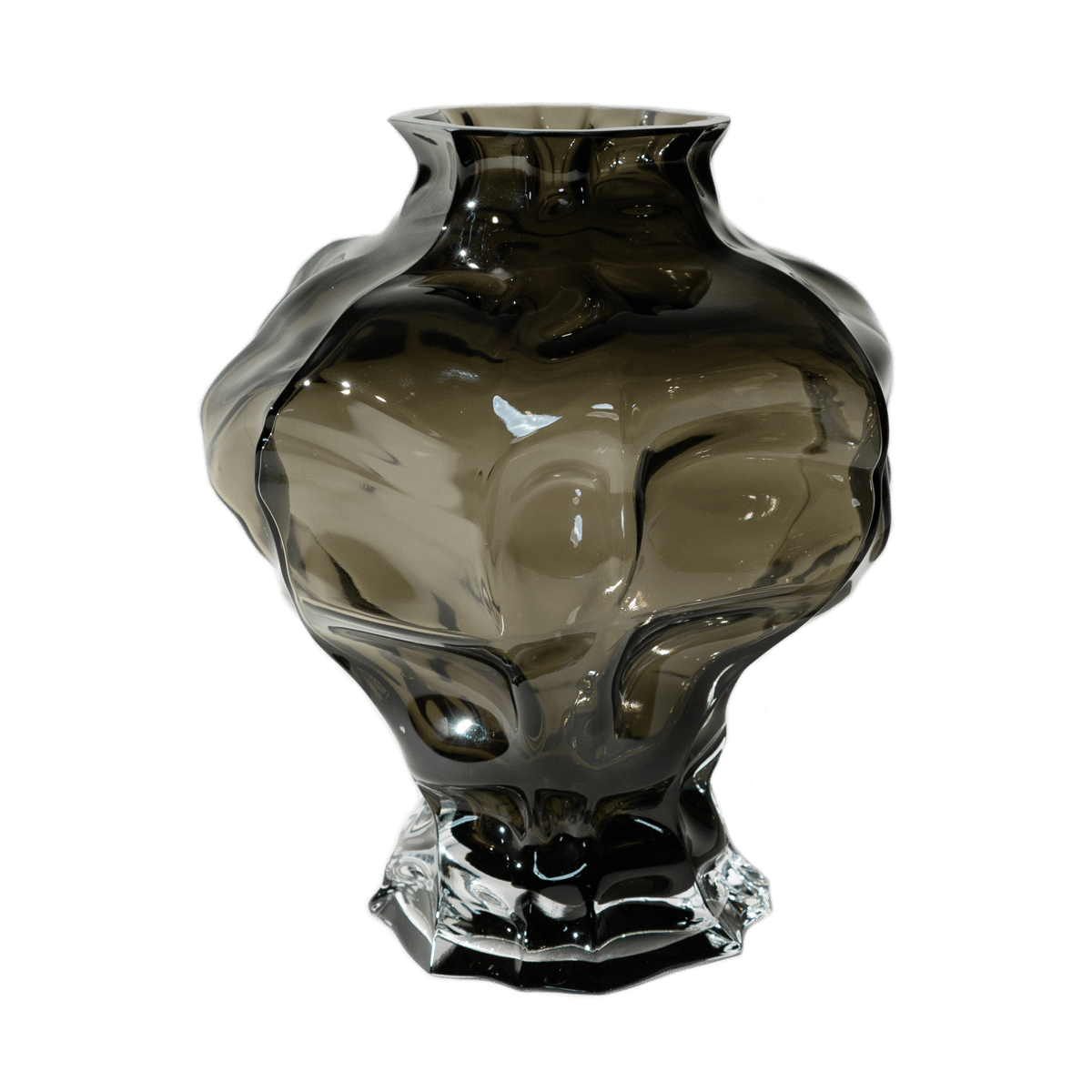 Hein Studio Ammonit Vase 30 cm New Smoke