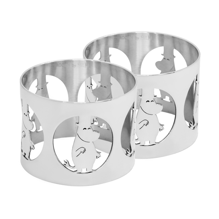 Hilke X Mumin Serviettenringe Moominpappa 2er-Pack, Messing Hilke Collection