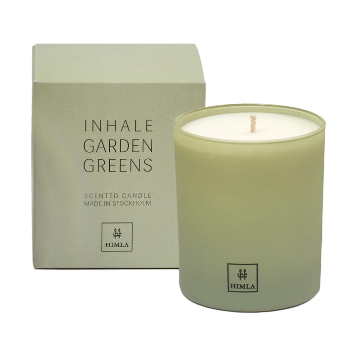 Inhale Duftkerze 230 g, Garden greens Himla