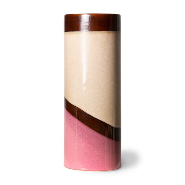 70s ceramics Vase L Ø9,5x25 cm - Dunes - HKliving