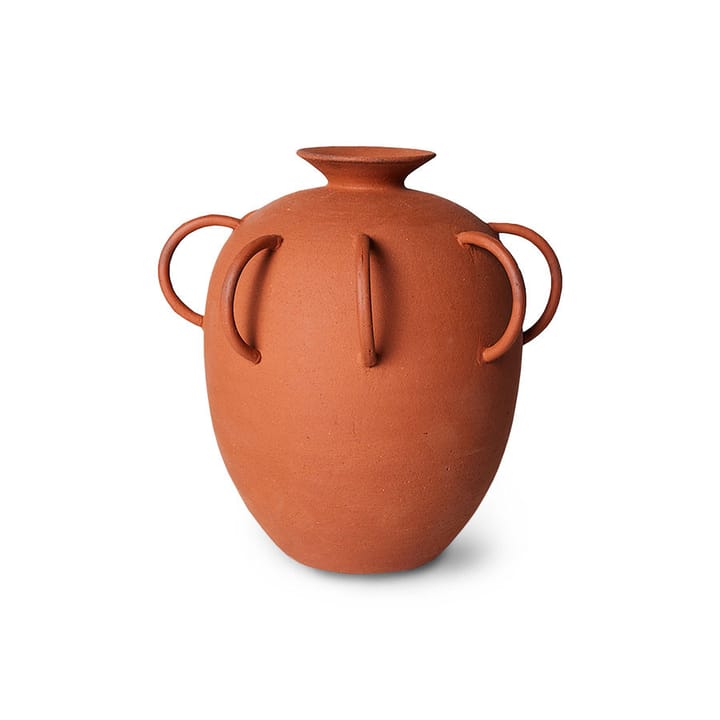 HK Objects Vase mit Griff - Terrakotta - HKliving