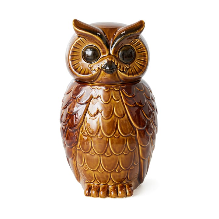 Keramik Owl Aufbewahrungsbehälter - Roasted - HKliving