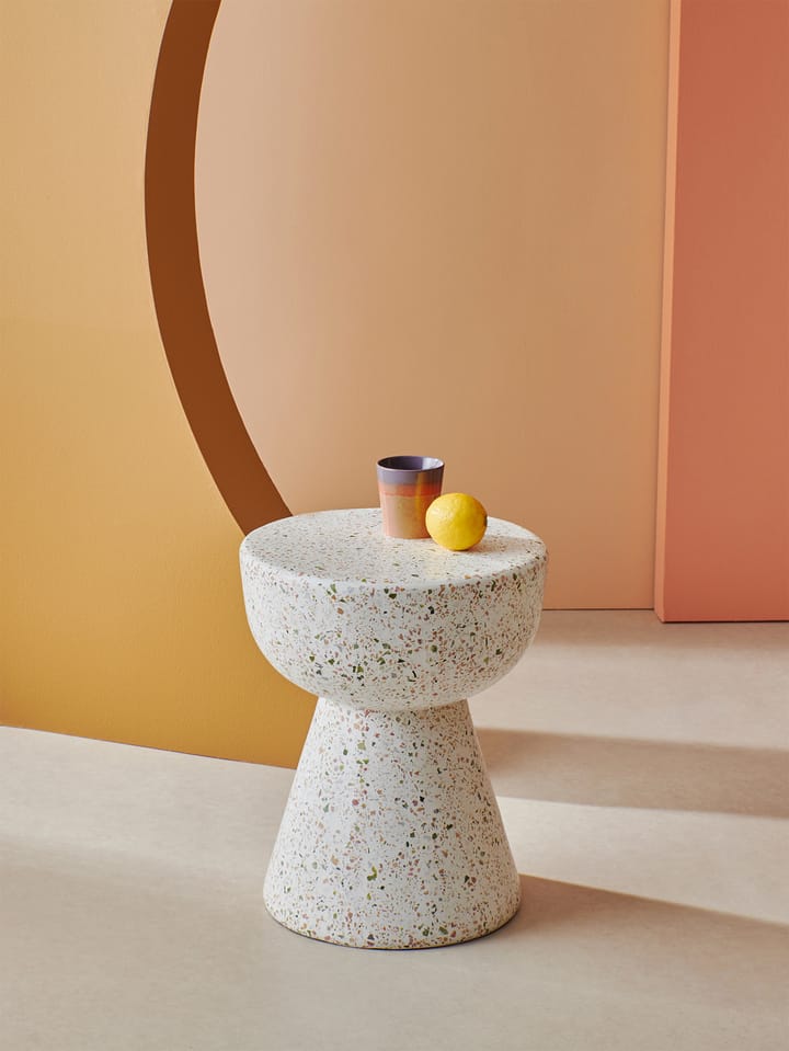 Terrazzo Beistelltisch Ø35 cm - Terrazzo multicolour - HKliving