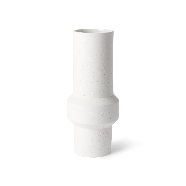 Vase gerade M Ø13x32 cm - Weiß - HKliving