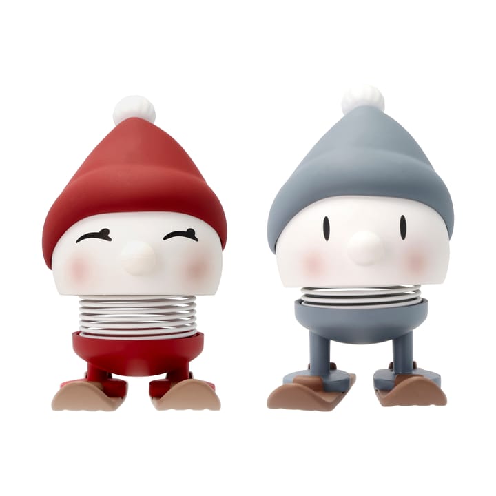 Hoptimist Skiing Bimble & Bumle S Figur 2-teiliges Set - Sky-Berry - Hoptimist