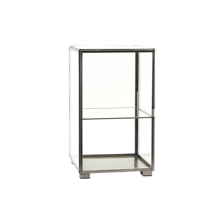 House Doctor Vitrinenschrank 25x41 cm - Glas mit Zinkoberfläche - House Doctor