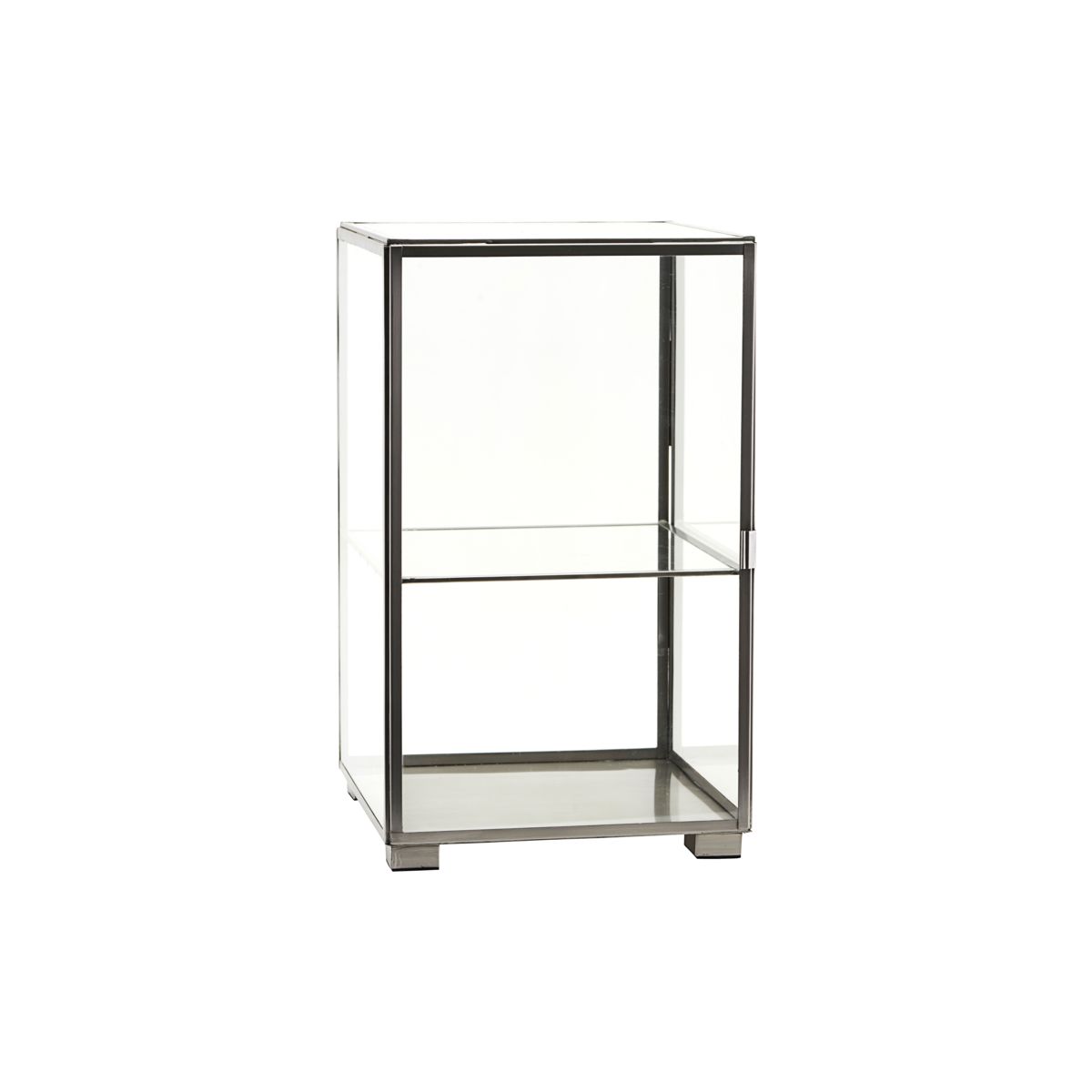 House Doctor House Doctor Vitrinenschrank 25x41 cm Glas mit Zinkoberfläche