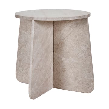 Marb Beistelltisch 48x48x40 cm - Beige Marmor - House Doctor