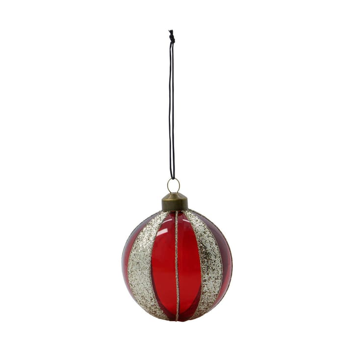 Mult Weihnachtskugel Ø8 cm 4er-Pack, Weinrot House Doctor