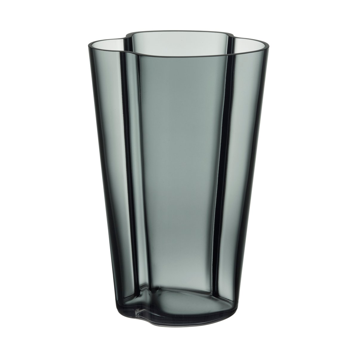 Iittala Alvar Aalto Vase dunkelgrau 220mm