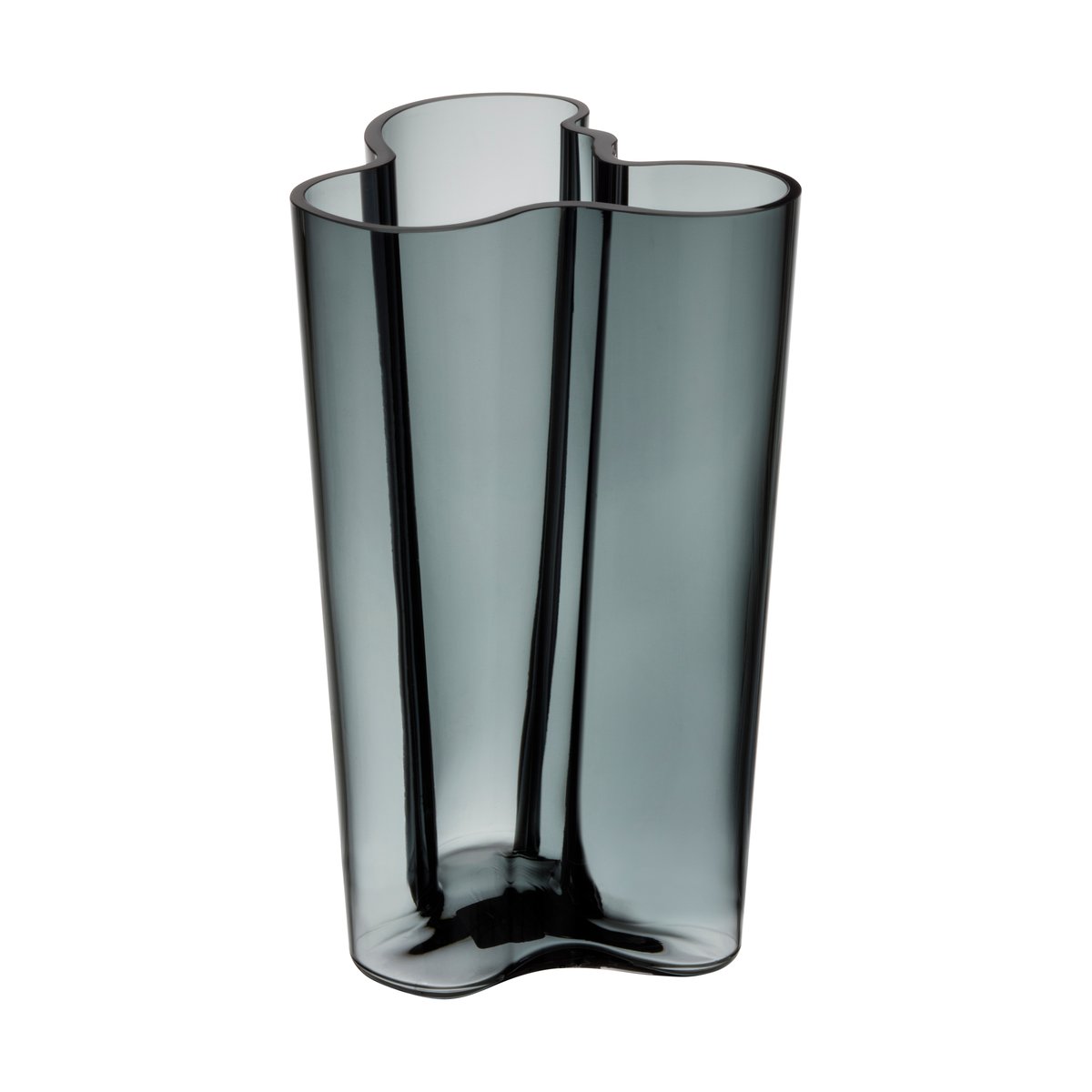 Iittala Alvar Aalto Vase dunkelgrau 251mm