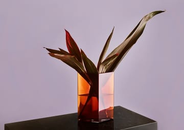 Ruutu Vase 20,5 x 27cm - Kupfer - Iittala