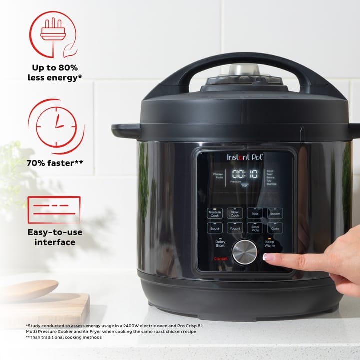 Instant Pot Duo Plus Multifunktionskocher, Black Instant Pot