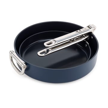 Space non-stick Bratpfannenset 2-teilig - Blau - Joseph Joseph