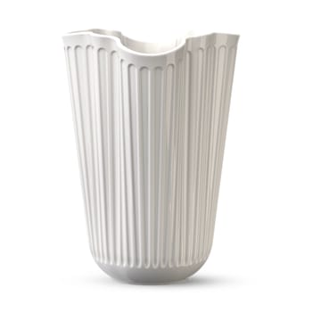 Hammershøi Vase unfold 20,5 cm - Weiß - Kähler