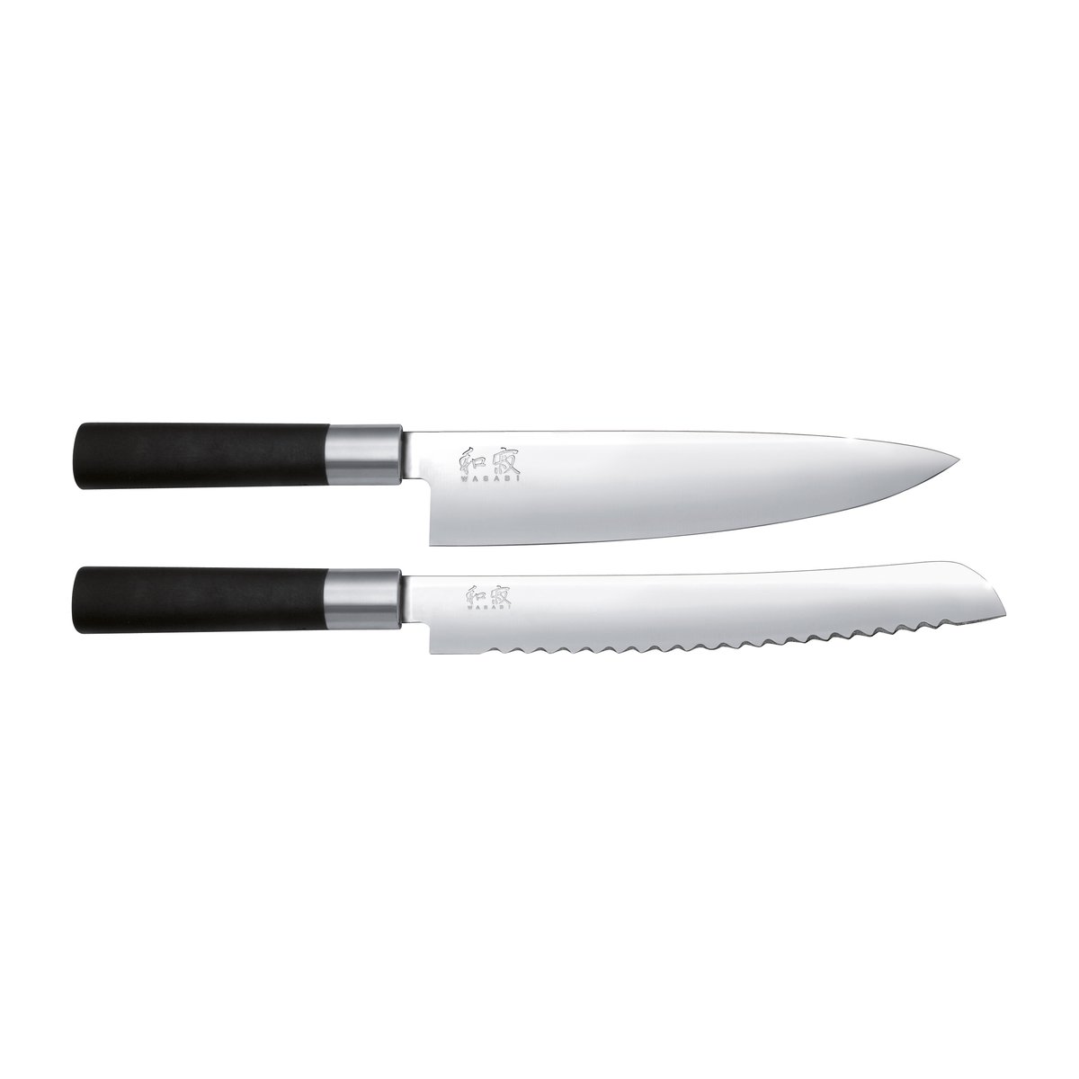 KAI Kai Wasabi Black Brot- & Küchenmesser Set 2 Teile