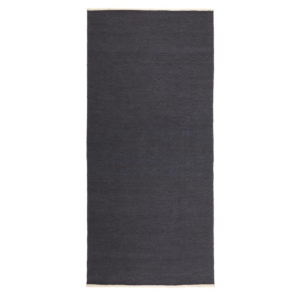 Kateha Allium Flurteppich 80 x 250cm Fast schwarz