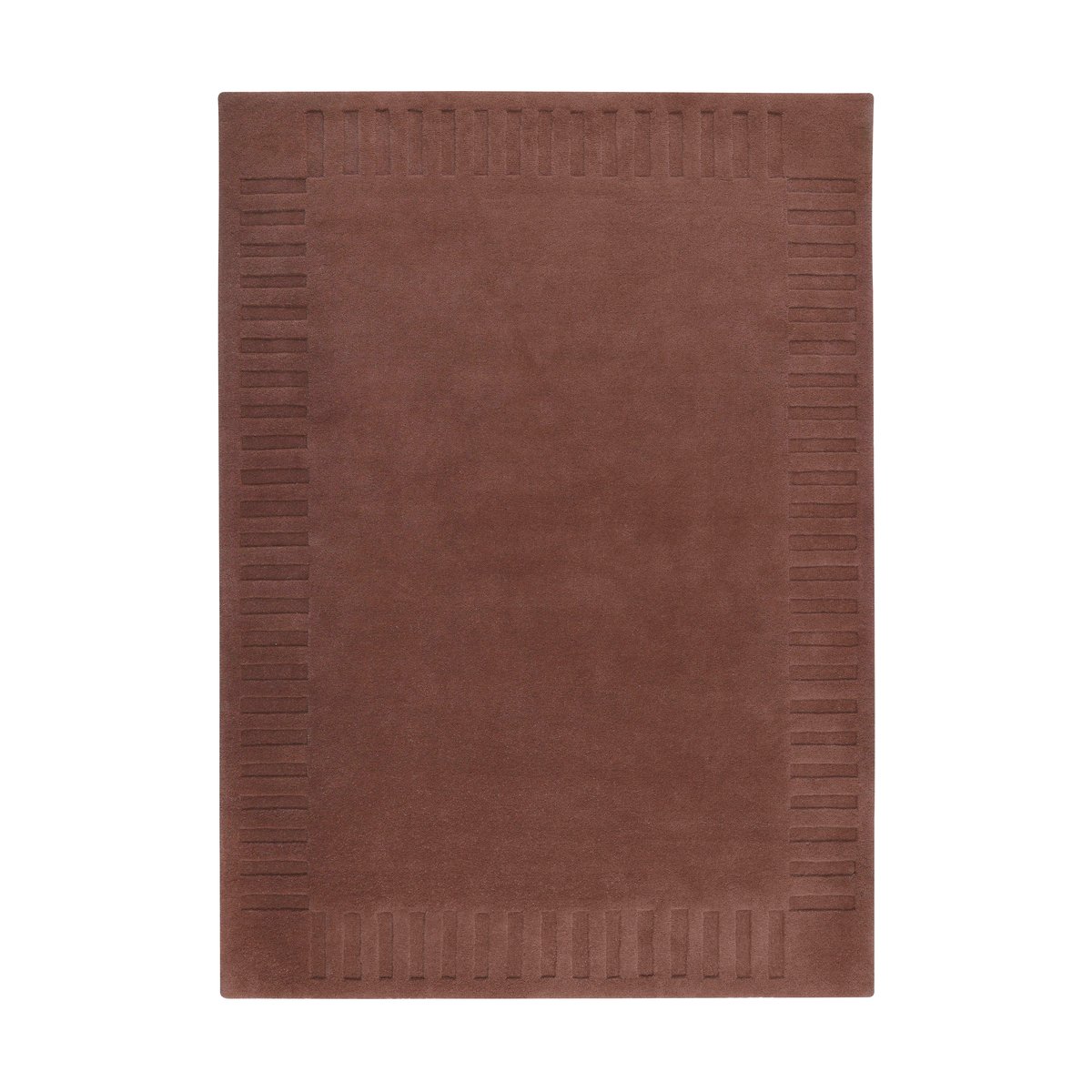 Kateha Lea Original Wollteppich Rust-45, 170x240 cm