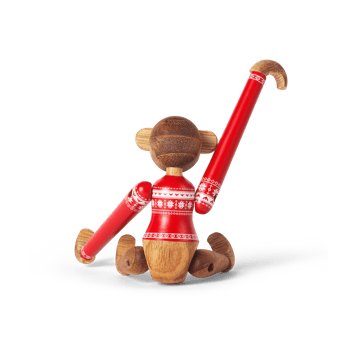 Kay Bojesen Affe Mini Christmas Jumper 2024 - Teak-Limba - Kay Bojesen Denmark