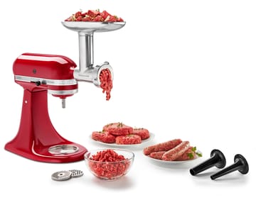 KitchenAid Fleischwolf für Küchenmaschine Set - Stahl-schwarz - KitchenAid