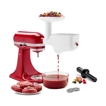 KitchenAid Fleischwolf und Passiersatz für Küchenmaschine - Weiß - KitchenAid