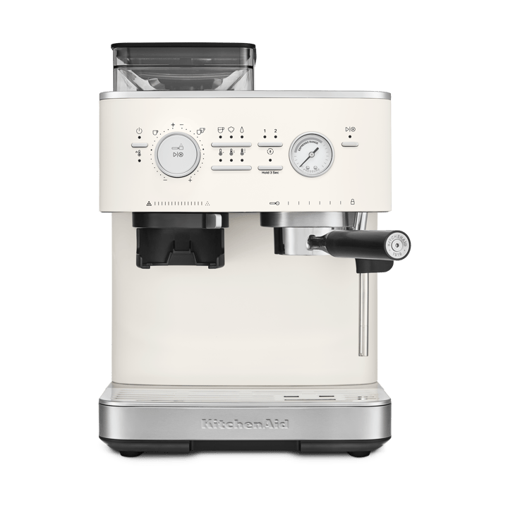 KitchenAid halbautomatische Espressomaschine mit Mühle - Porcelain white - KitchenAid