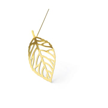 Brass leaves Dekoration 2er-Pack - Wood - KLONG